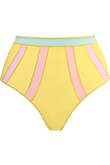 samba queen yellow and pink pastel high waist briefs