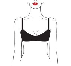 wired padded demi bra