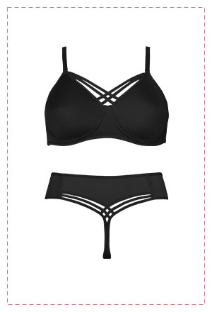 care bra black