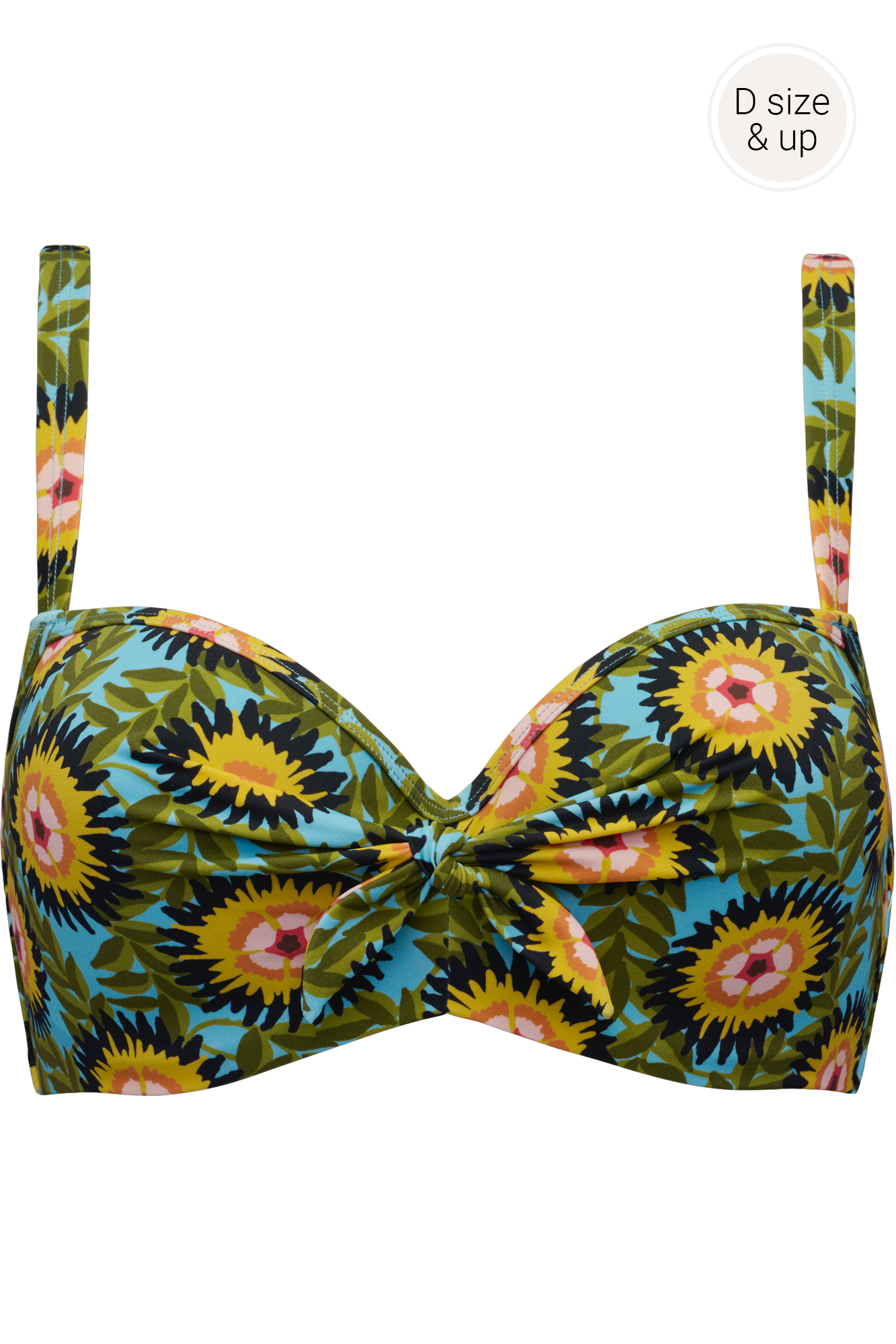 bellini plunge balcony bikini top