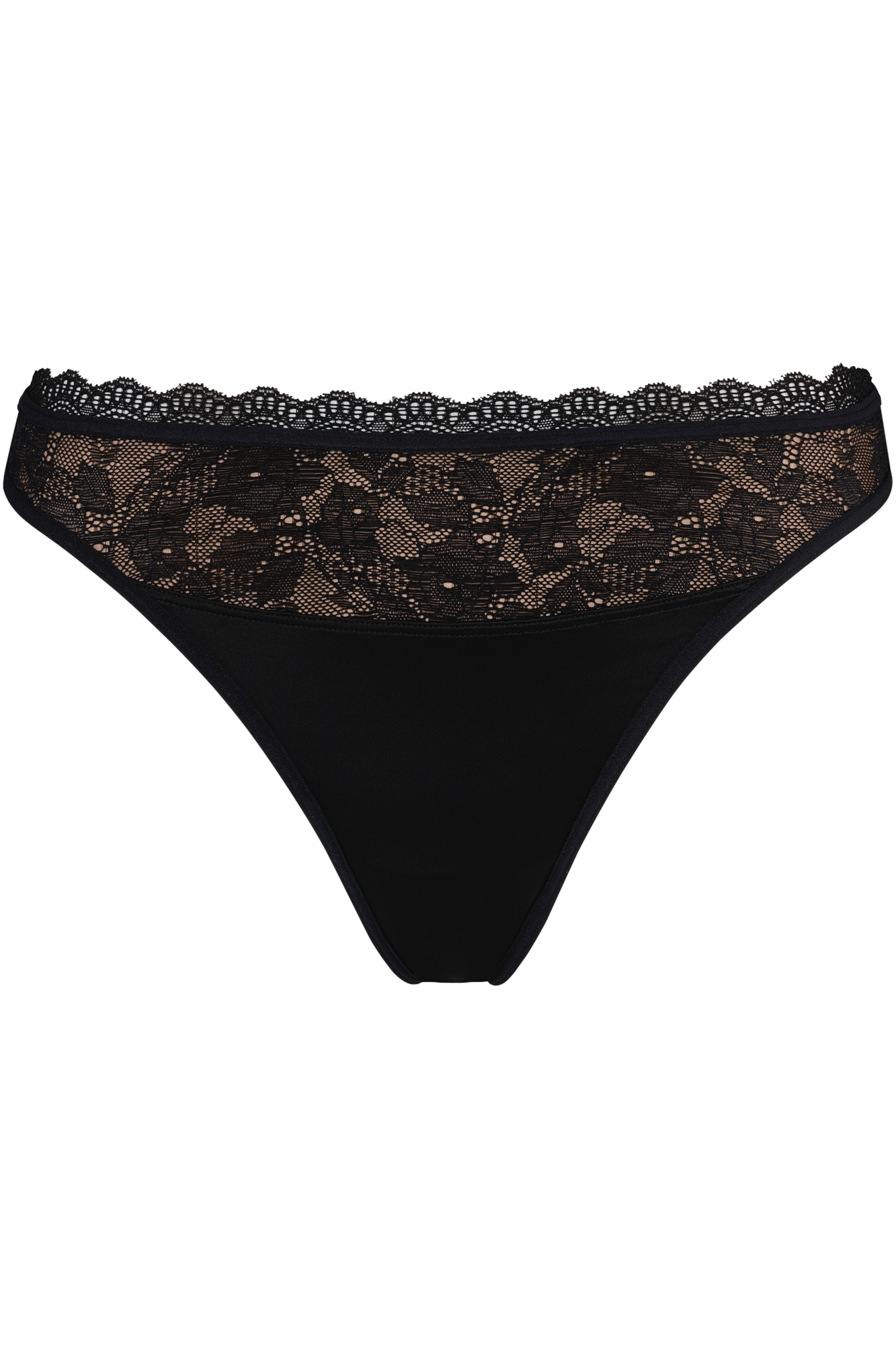 caritahigh waist briefs | black lace and sand