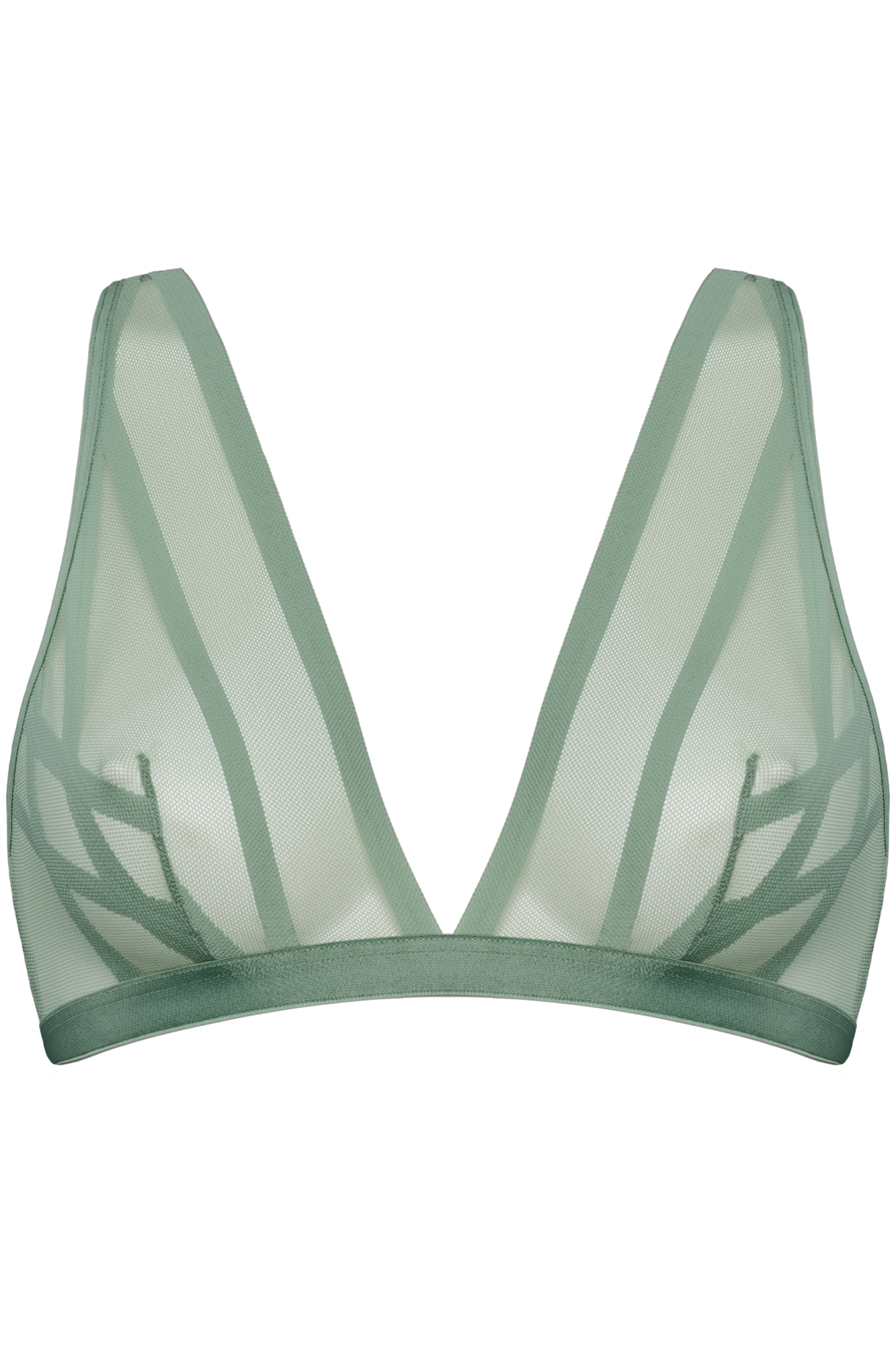 the illusionist unpadded unwired bralette