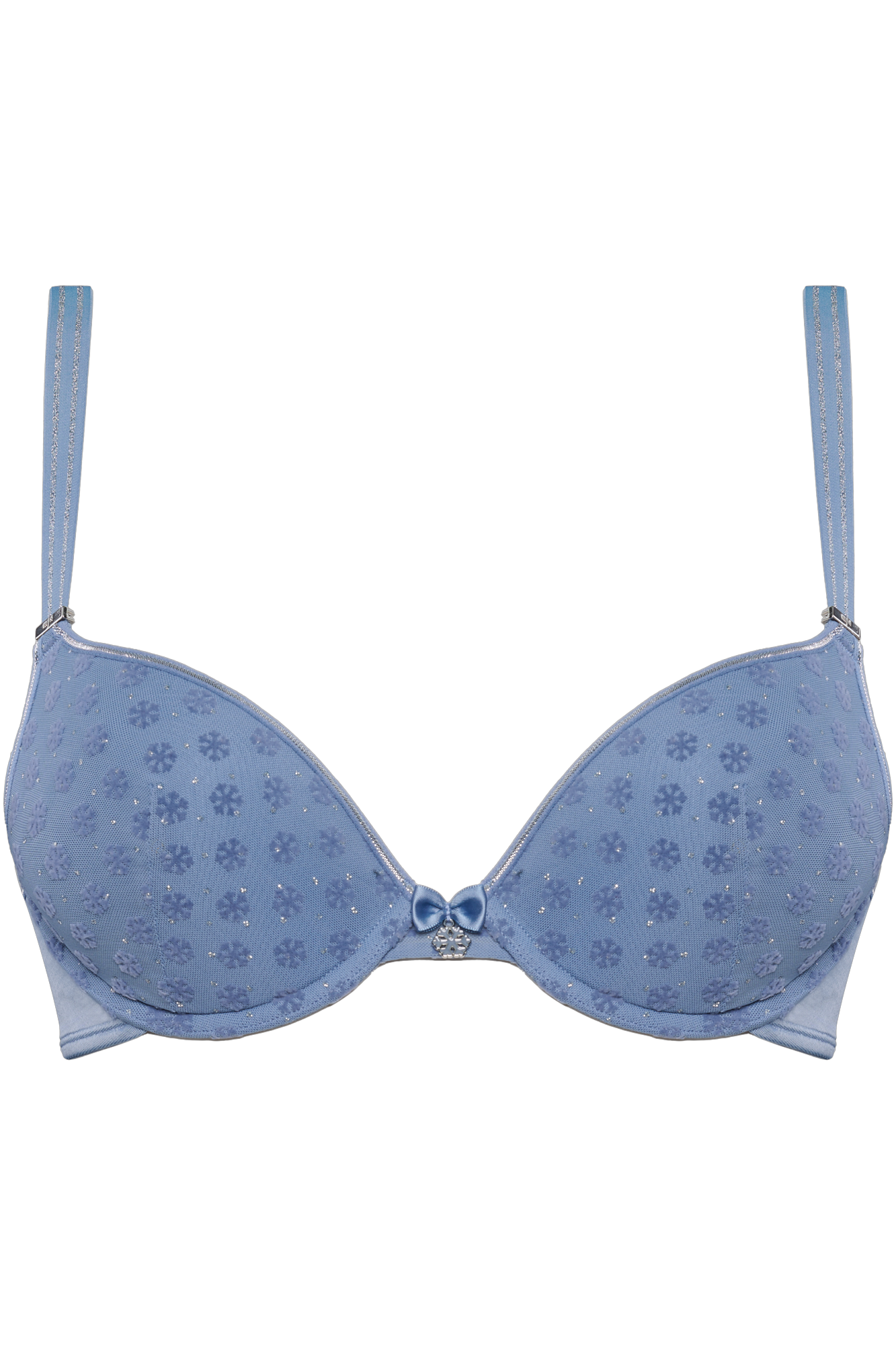 snowflake push up bra
