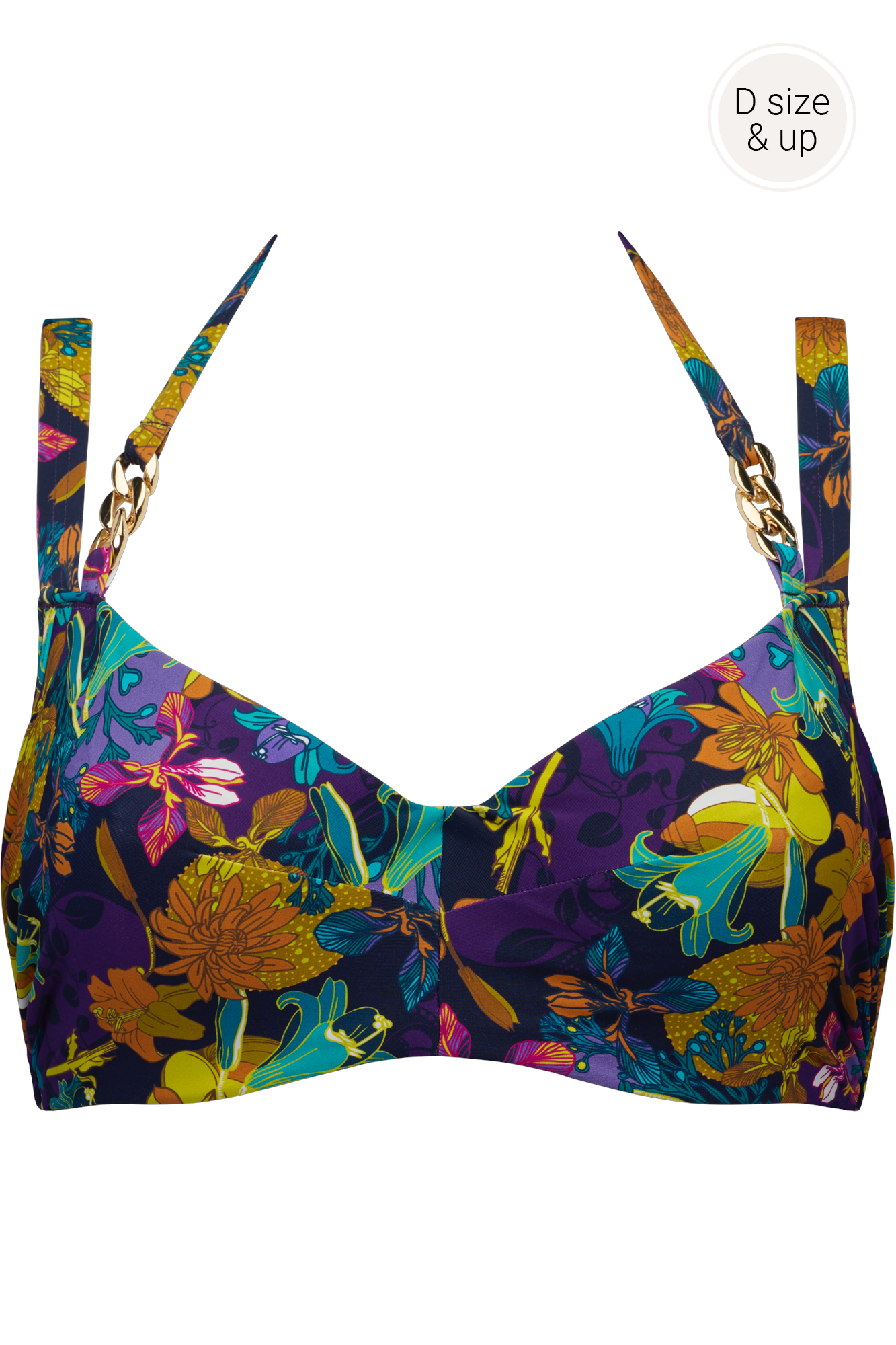acapulco unpadded balcony bikini top