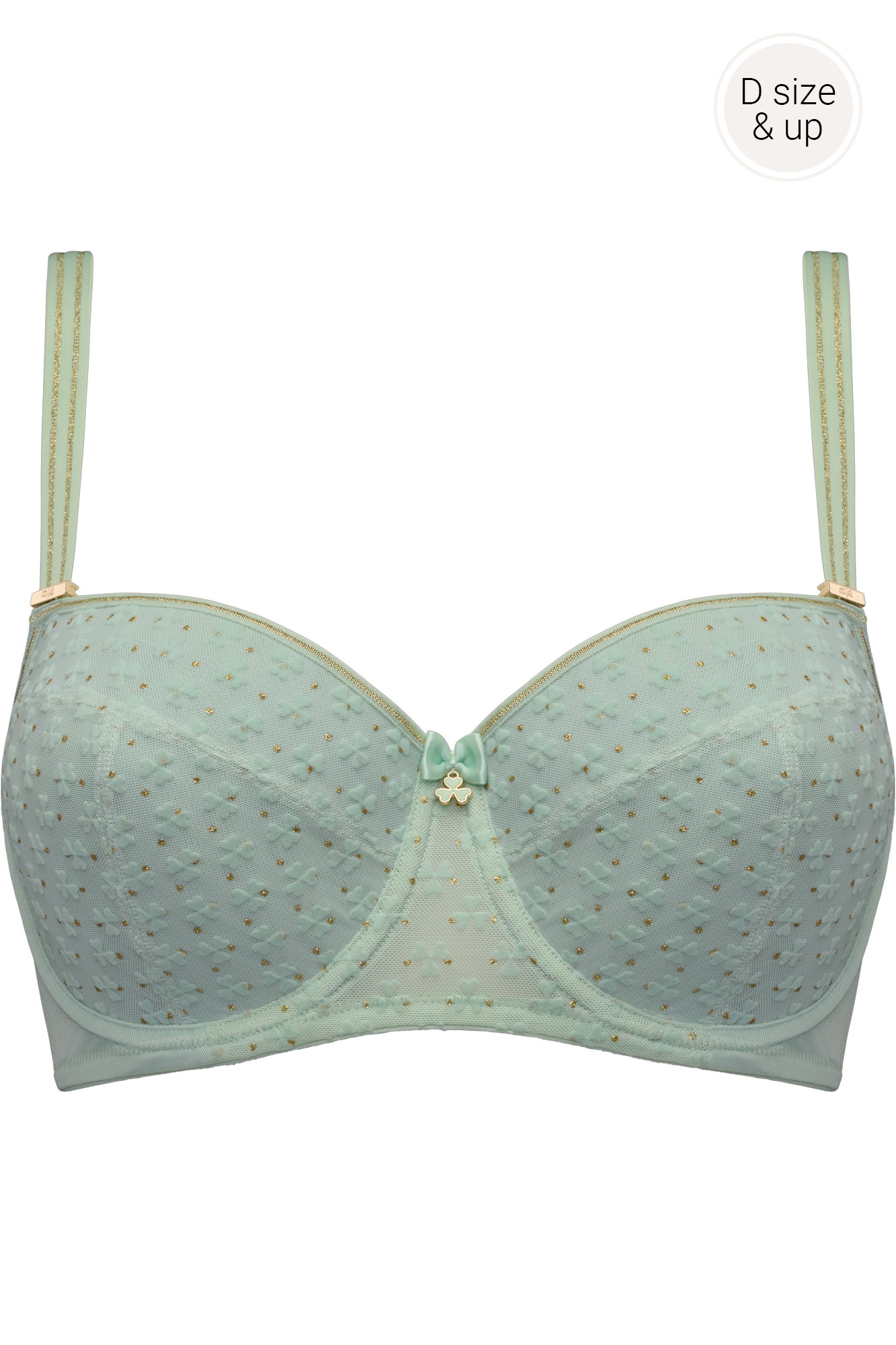 lucky clover balcony bra